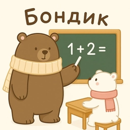 Аватар канала «Бондик. Учимся вместе»