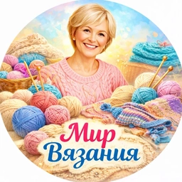 Аватар канала «Мир Вязания | Схемы и Узоры 🧶»