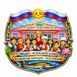 Аватар канала «Детский сад № 100 г. Астрахани»