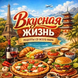 Аватар канала «Вкусная жизнь 🍓 Рецепты 🥕 Советы»