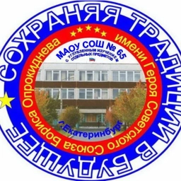 Аватар канала «МАОУ СОШ № 65 с углубленным изучением отдельных предметов»