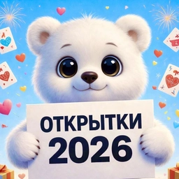 Аватар канала «ОТКРЫТКИ 2026 💌🎉»