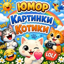 Аватар канала «Юмор Видео Картинки Смех Кошечки Собачки»